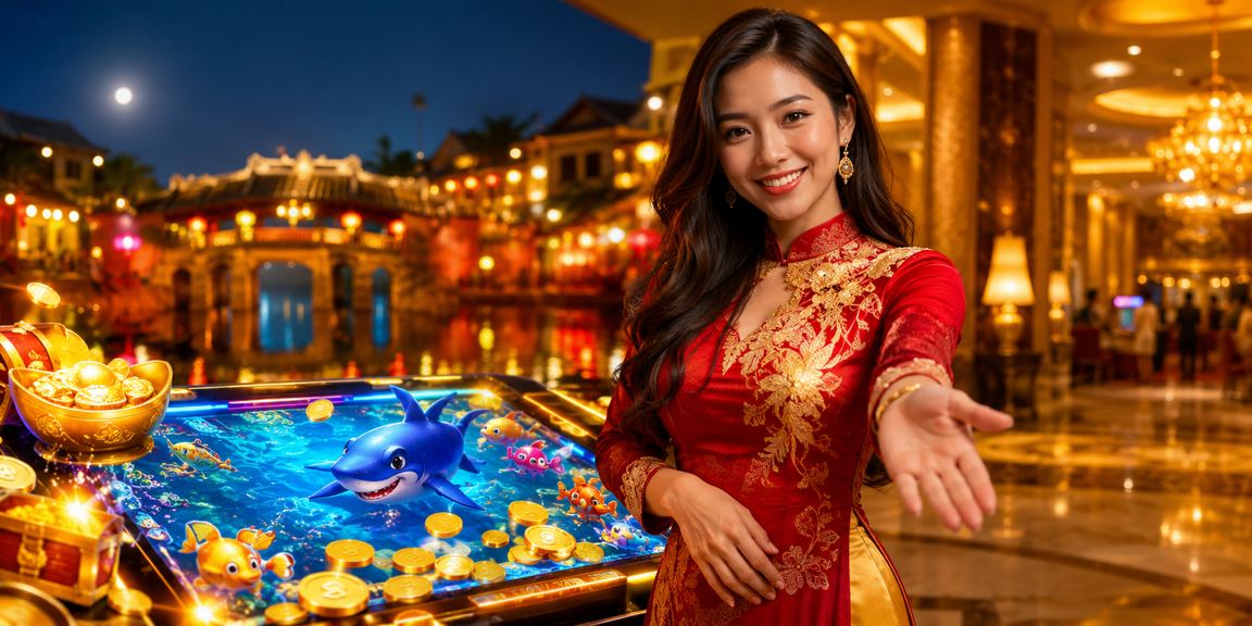 Người dùng Hội An trải nghiệm casino trực tuyến tại chợ đêm