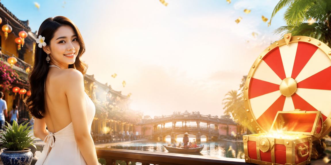 Người dùng thư giãn bên đèn lồng Hội An, tận hưởng cuộc sống cân bằng ngoài việc chơi game